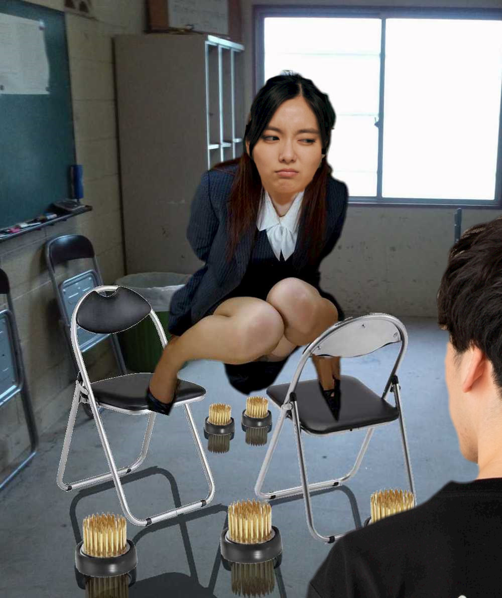 パイプ椅子乗り対峙