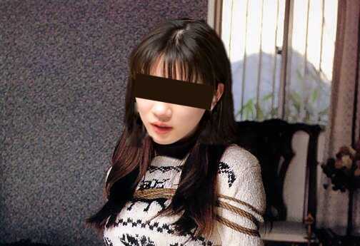 目隠し緊縛令嬢