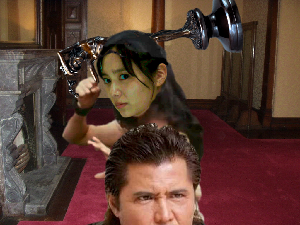 ブロンズ像殴り倒し