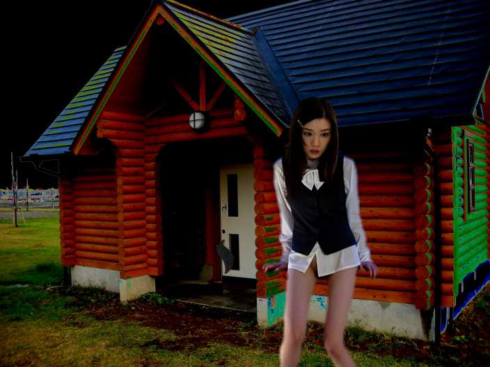 便所スカート残し